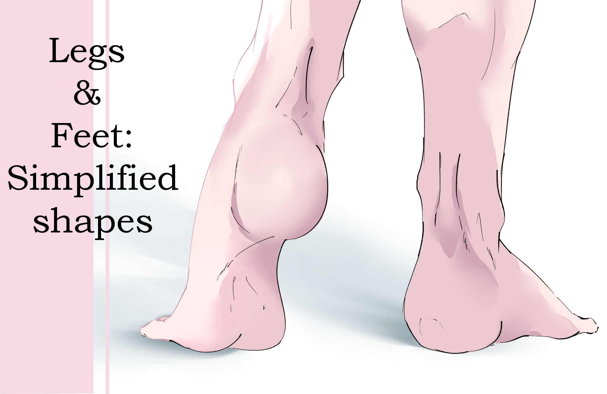 Legs and Feet: Simplified shapes by WildSpace - Make better art