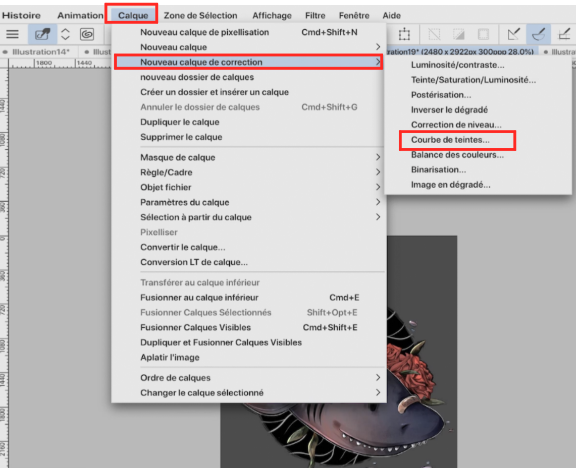 Supprimer Des Composantes De Couleur D une Image Paint Correction layers by lostmemorycs - Make better art | CLIP STUDIO TIPS