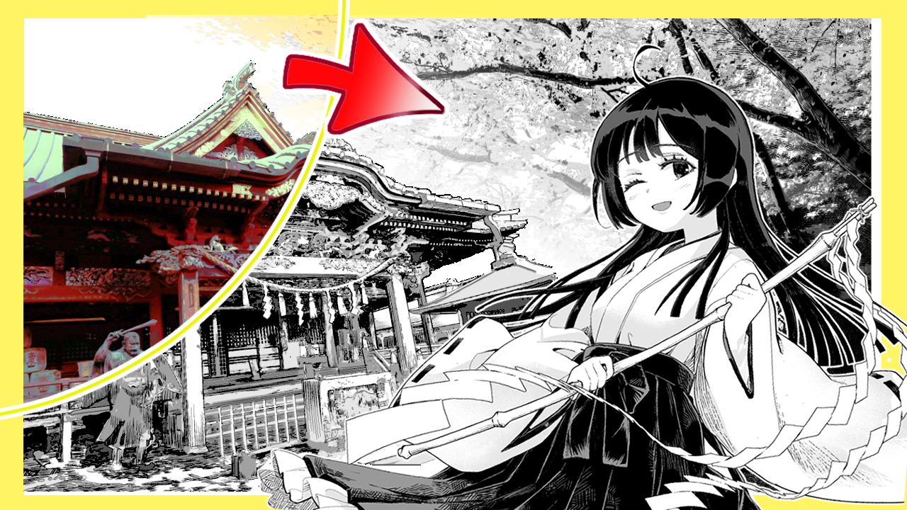 How to draw a cartoon background from a photo “漫画の為のCLIP 