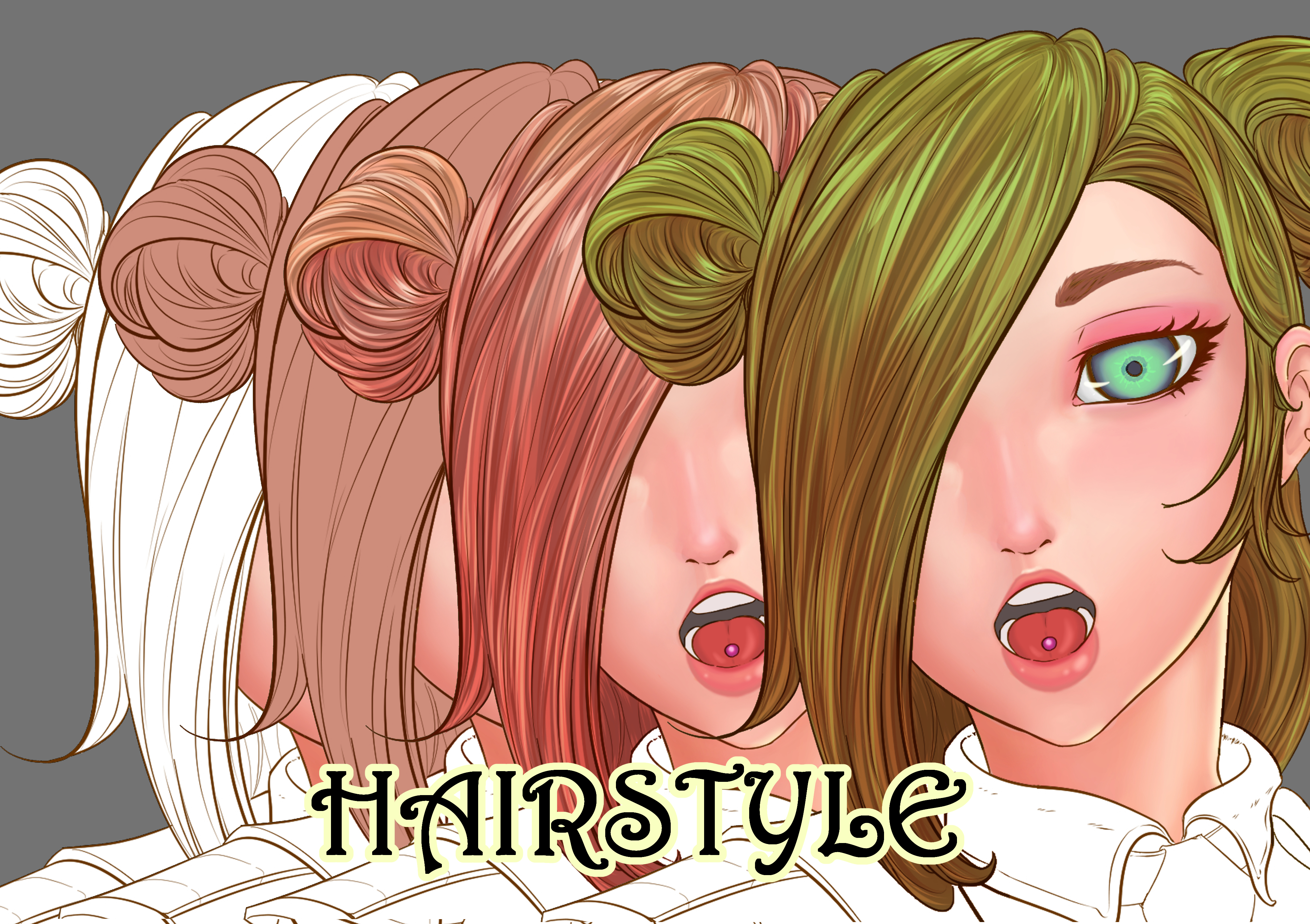 Hair Color By Tight Layers By Jumep Clip Studio Tips