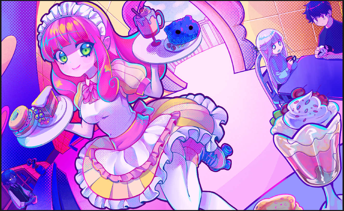 萌えハイパー♥ポップ！かわいい☆超カラフルアートチュートリアル by