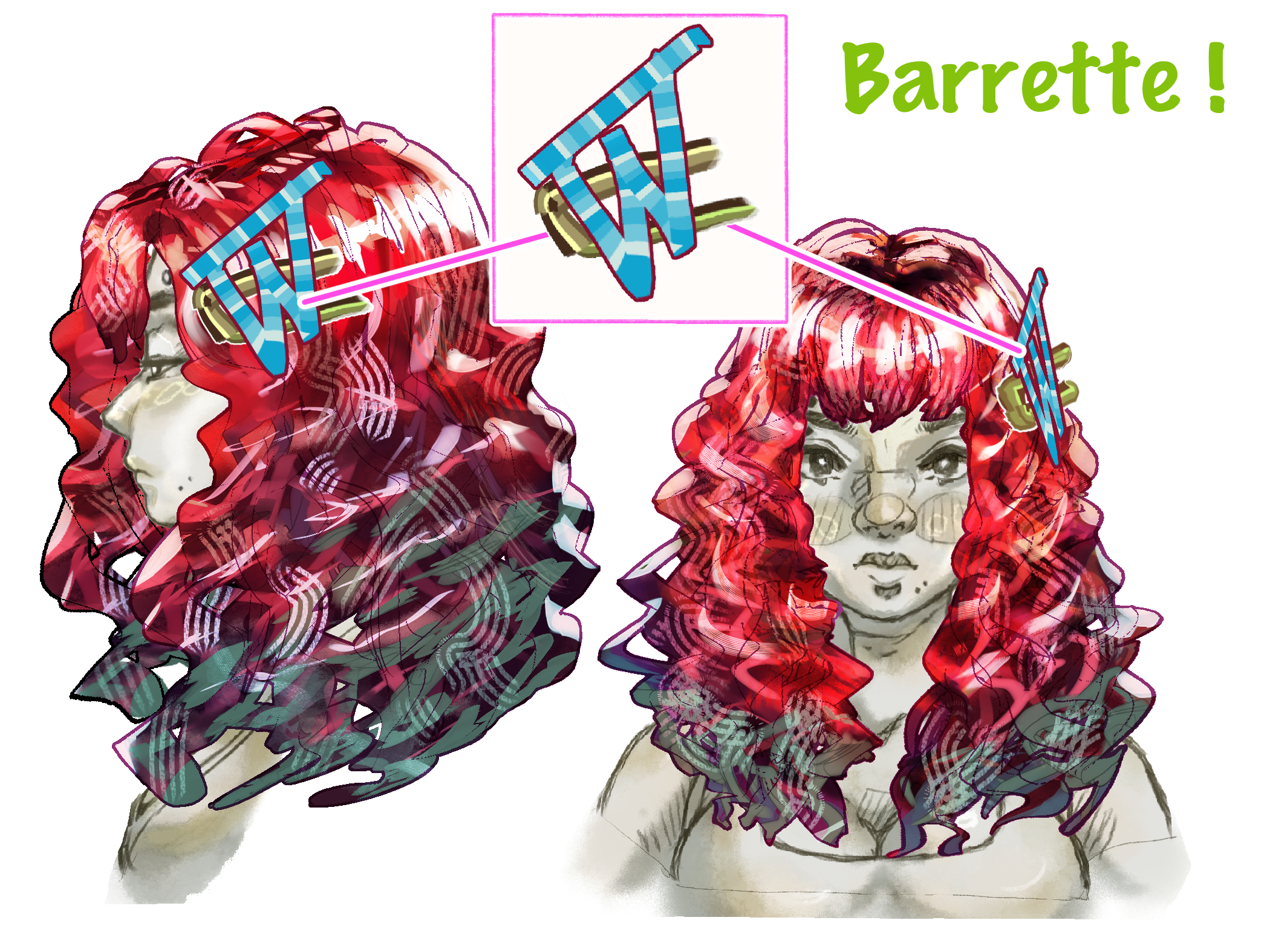 Accessorize & Styling your character Hair with helpful Guide