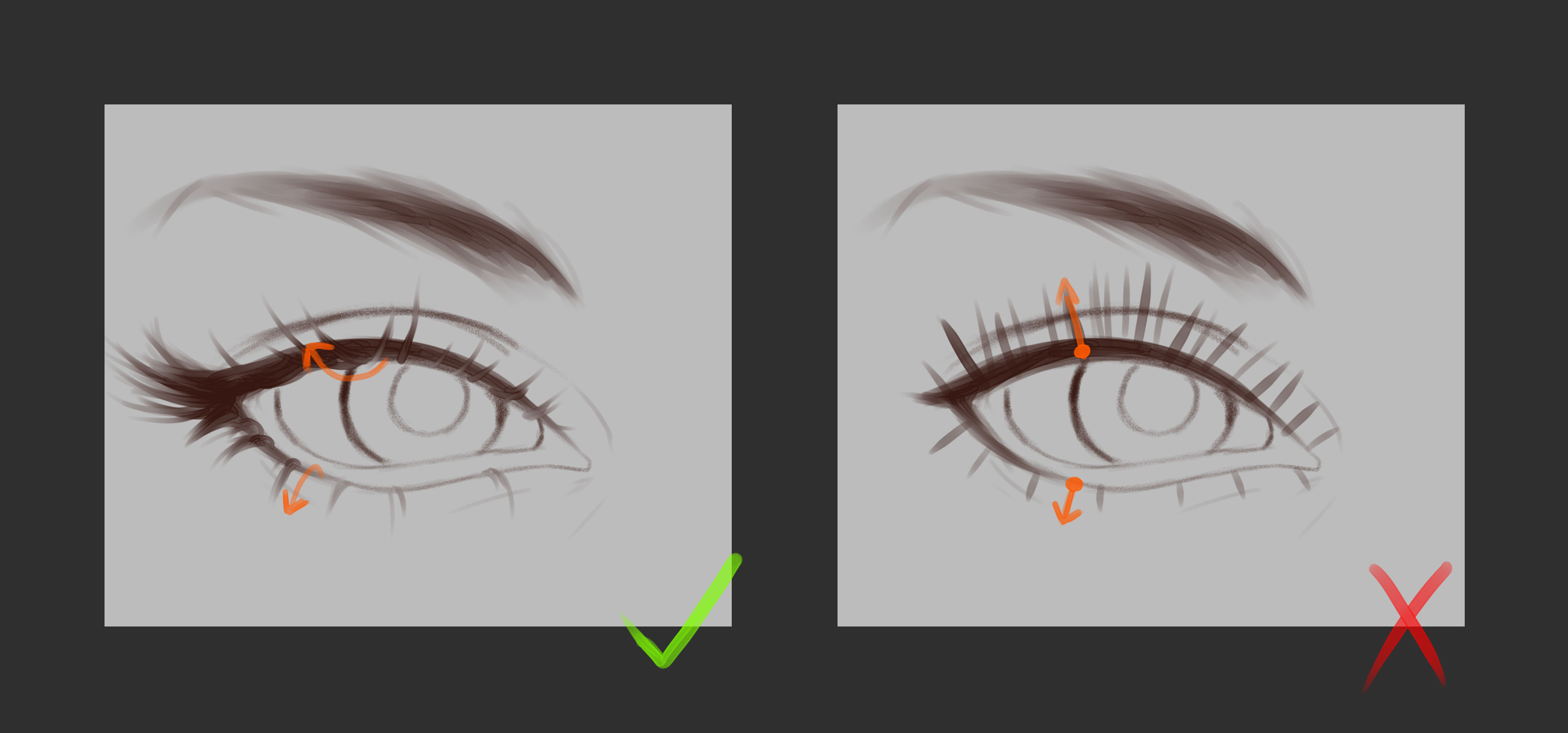 A simple guide for making eyes ～6 steps to draw translucent eyes～   MediBang Paint - the free digital painting and manga creation software