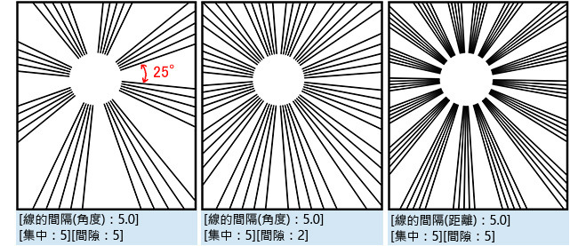集中線工具的使用方法設定篇 圖形 效果線 4 By Clipstudioofficial Clip Studio Tips