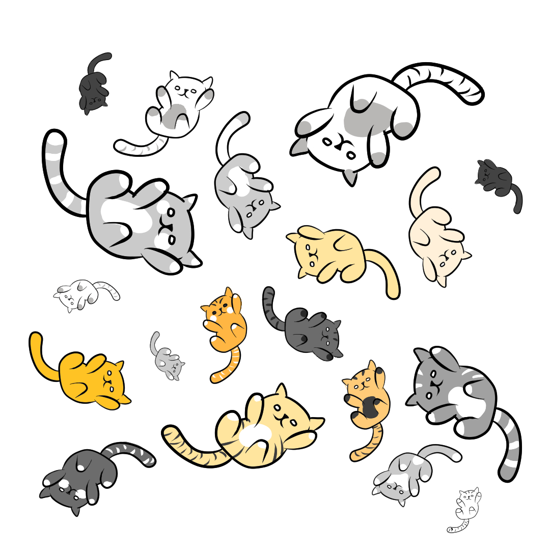 Cat Pattern Tutorial Super Easy By Rockomoran Clip Studio Tips