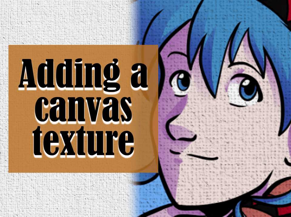 Adding Canvas Texture to Your Image by LizStaley Make better art