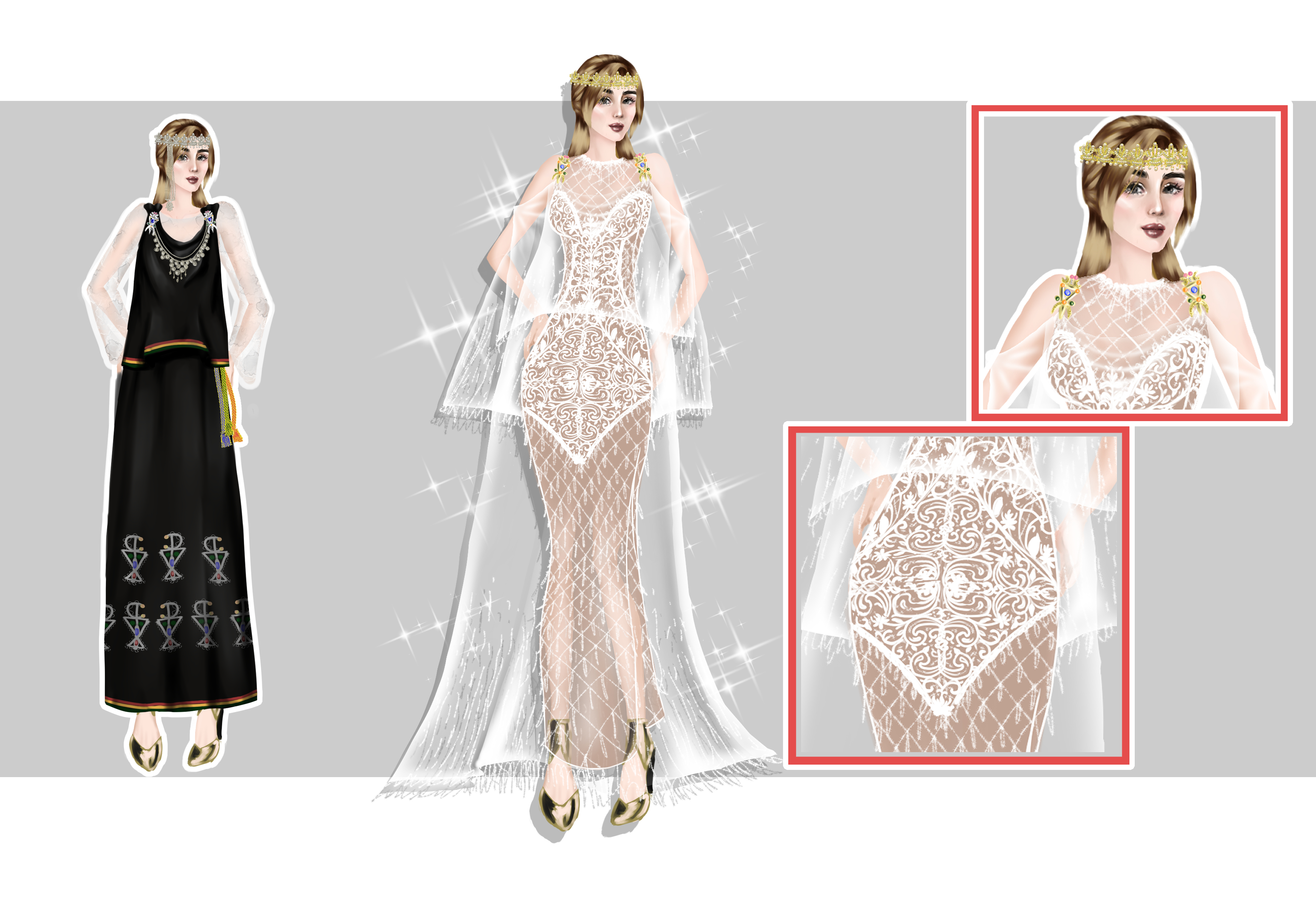 ファッションデザイン：アルジェリアの民族衣装の現代化！ by Mira22