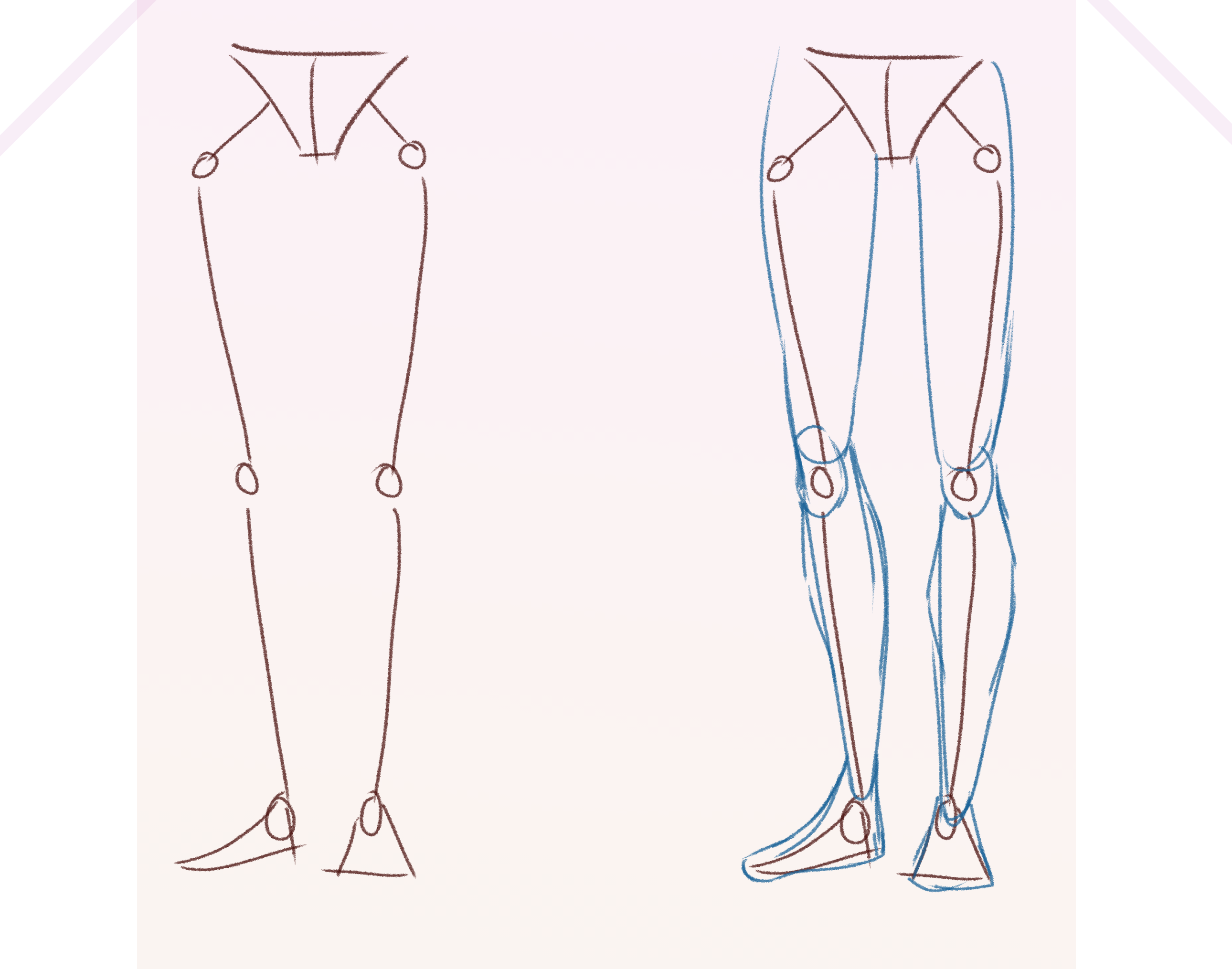 Simple Leg Drawing