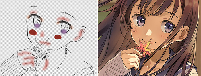 8 Adjusting The Color And Adding Finishing Touches Professional Illustration Process En Morikura 8 By Clipstudioofficial Clip Studio Tips