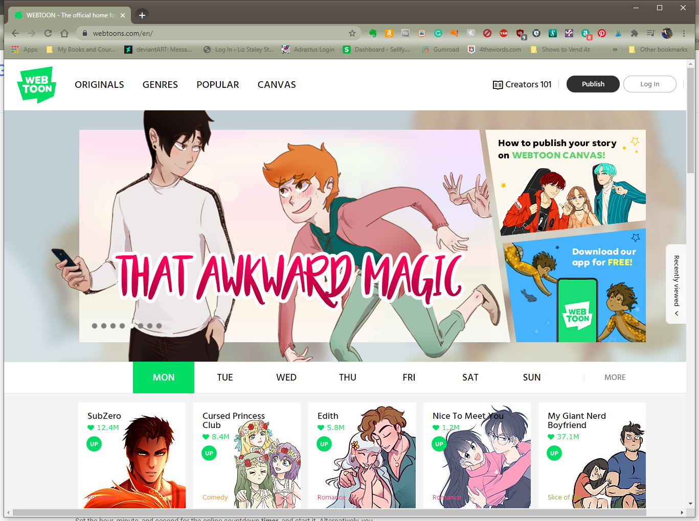 Why should you use WEBTOON for your comic? by LizStaley - CLIP