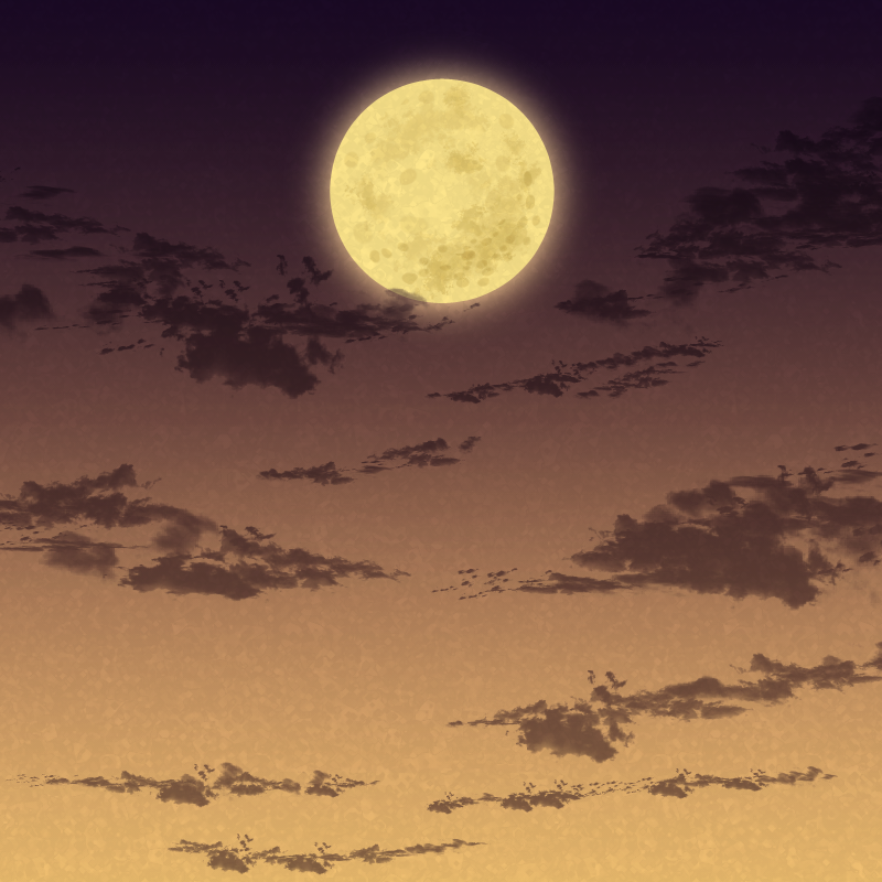 How To Draw The Moonlit Night Using The Gradation Tool By Kawashita Clip Studio Tips