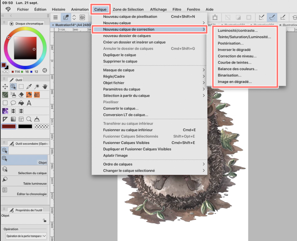 Supprimer Des Composantes De Couleur D une Image Paint Correction layers by lostmemorycs - Make better art | CLIP STUDIO TIPS