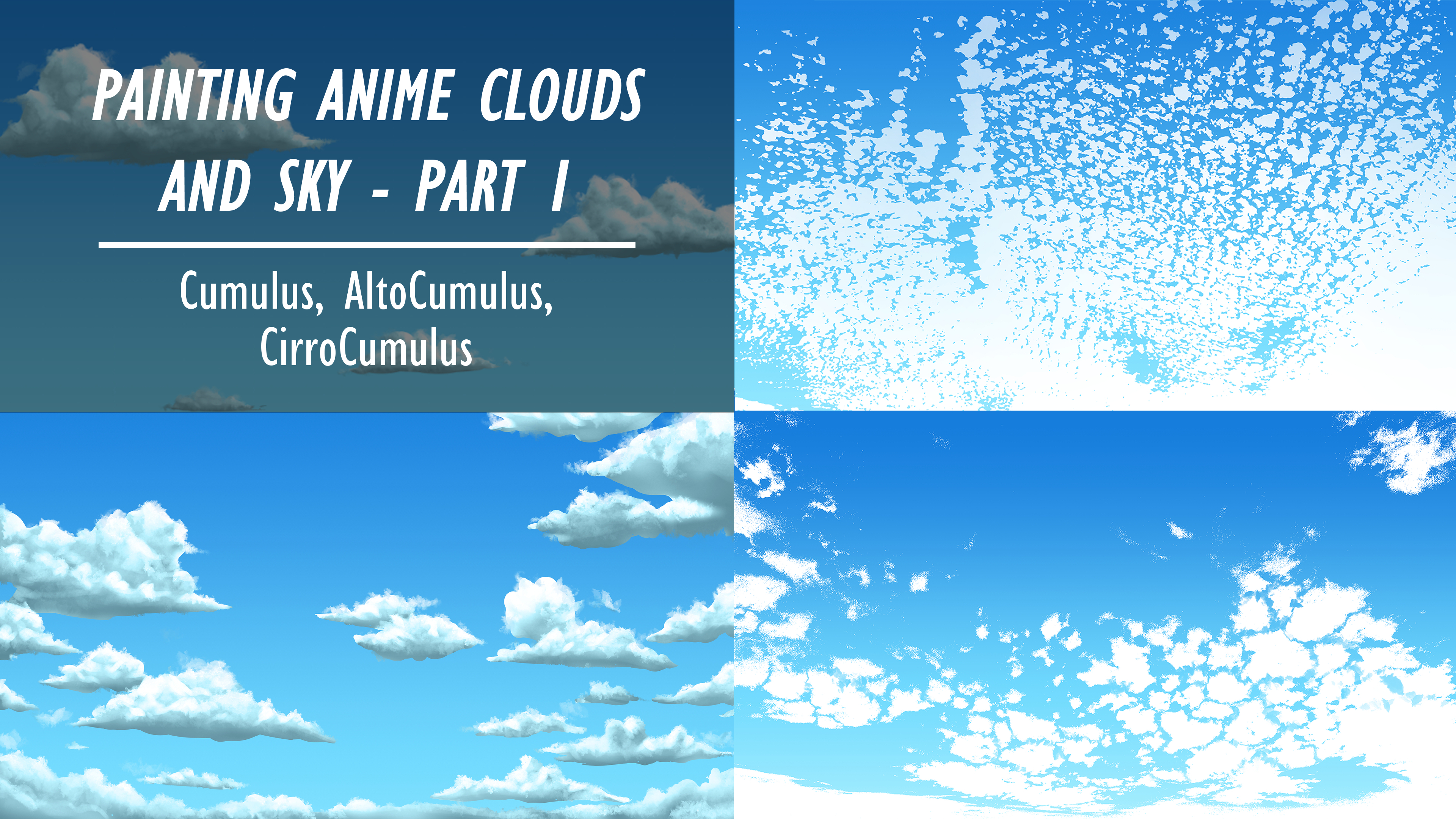 Painting Anime Clouds Sky Part 1 Anime Clouds And Sky 1 By Hatzeldawn Clip Studio Tips