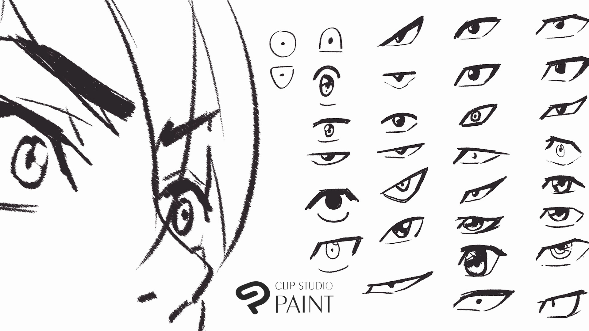 Creating an anime eye step-by-step using CLIP STUDIO PAINT by