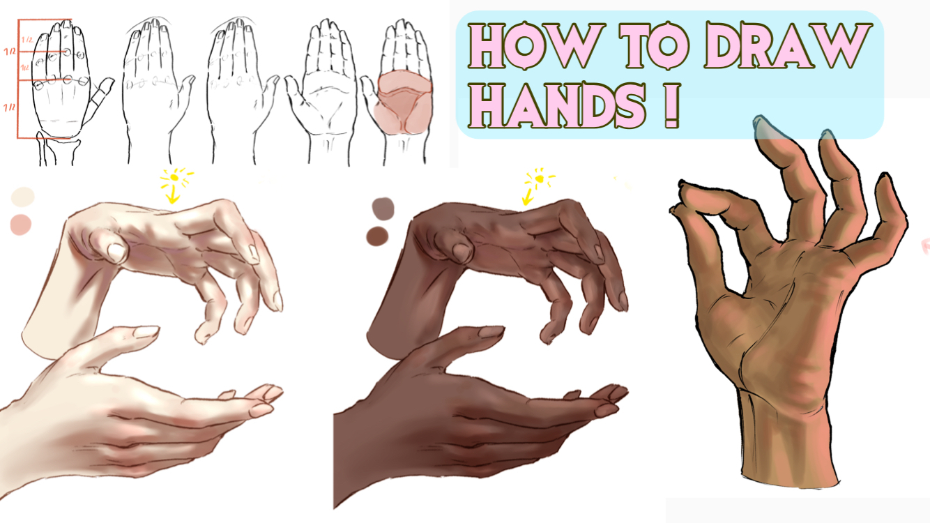 How to draw Hands! by ALYEK - Make better art