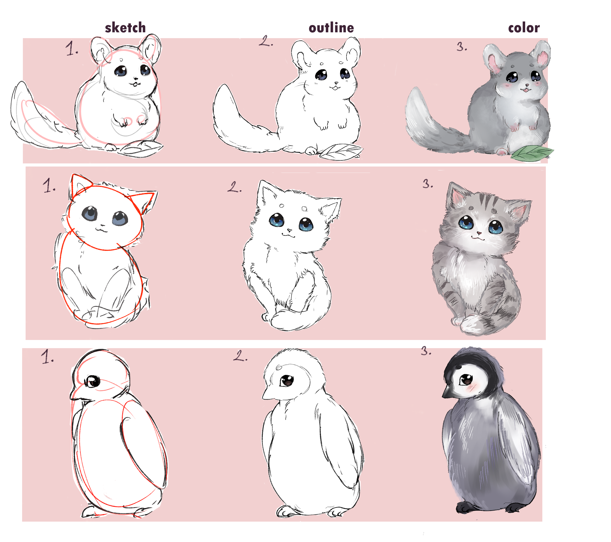 How To Draw Cute Animals