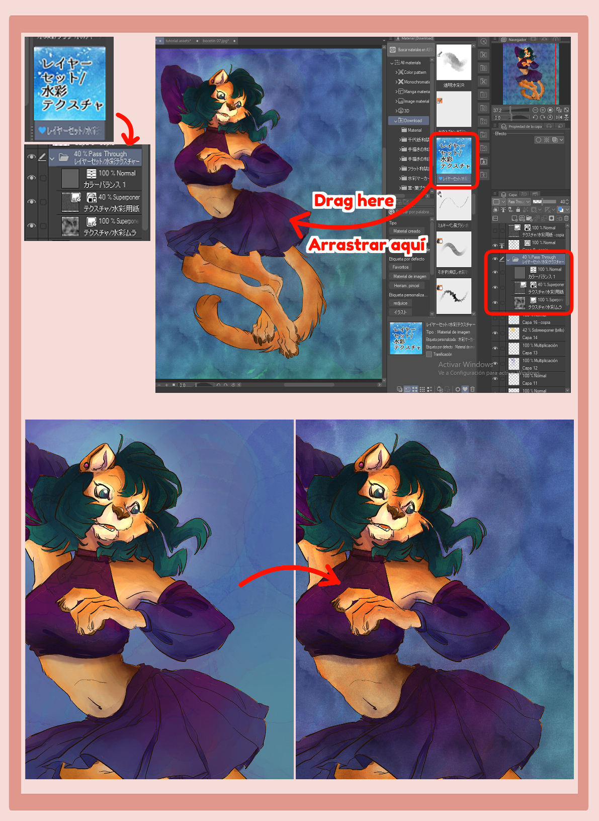 Assets Brushes Fabrics Backgrounds And Watercolor By Barbarabrutti Clip Studio Tips
