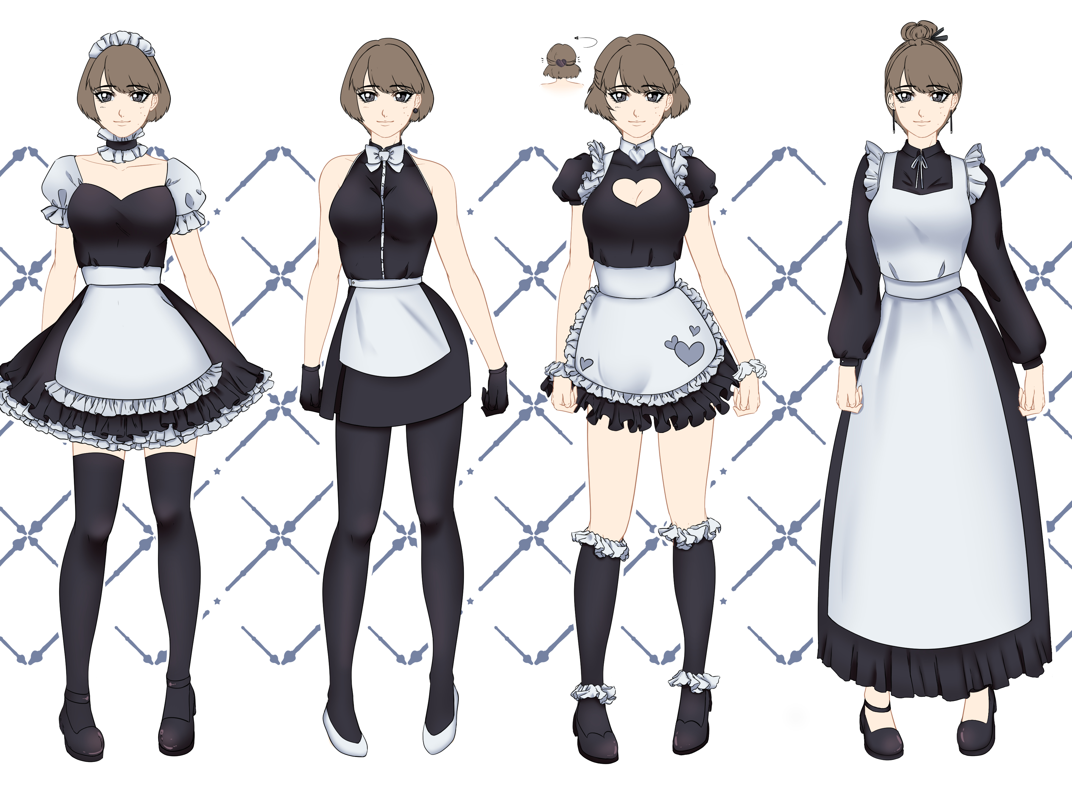 Total 93+ imagen maid outfit drawing