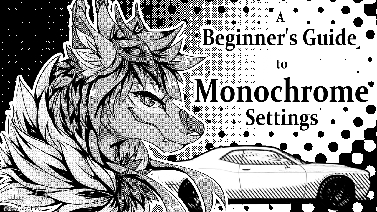 A Beginner's Guide to Monochrome Settings by HeroDraws - Make better art | CLIP  STUDIO TIPS