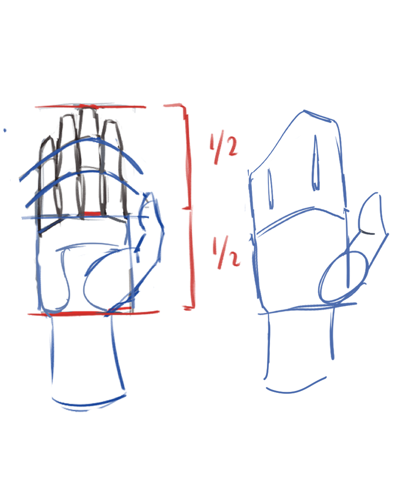 How To Draw One Finger