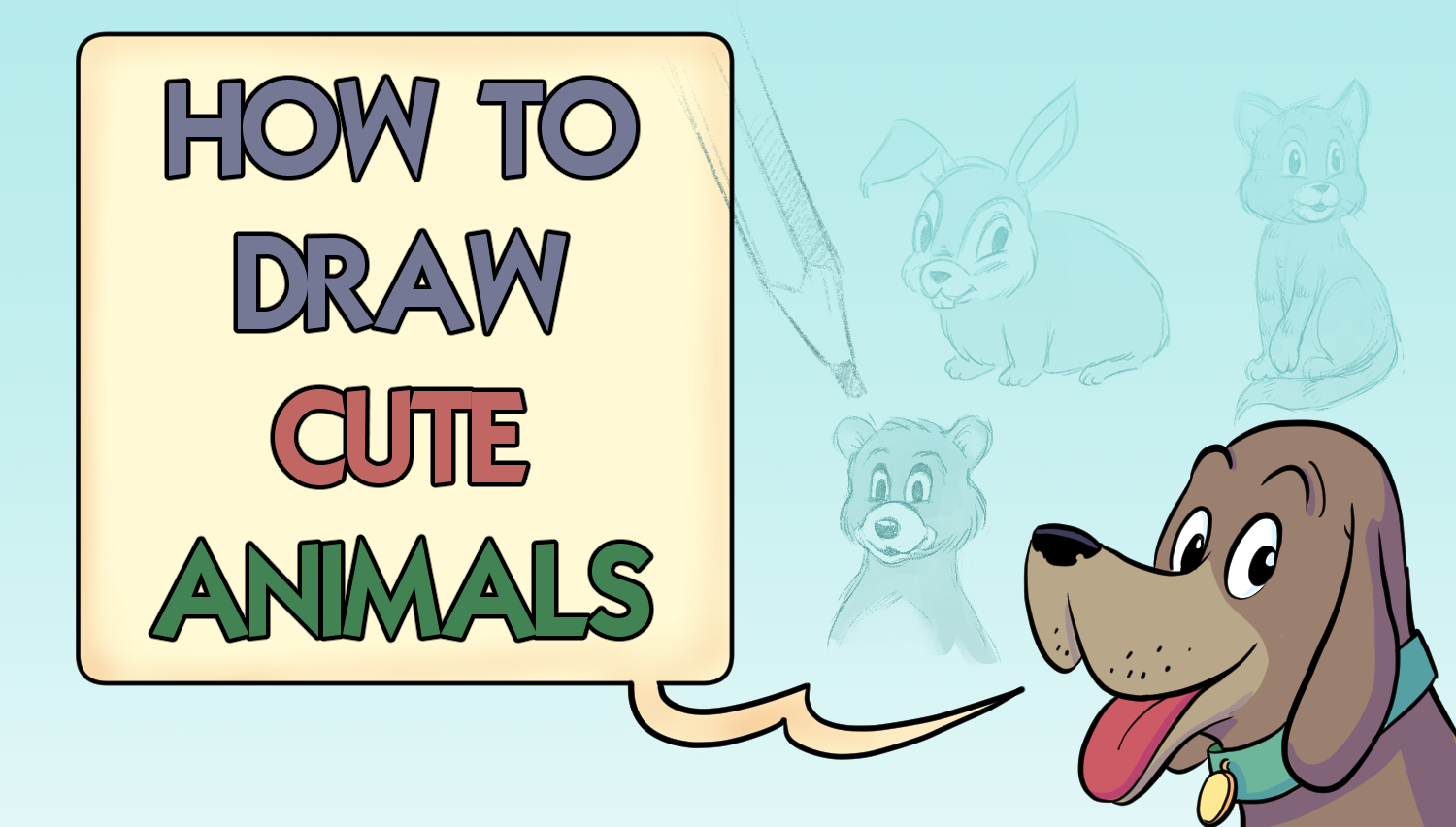 Cute Animal Drawing for Kids, animal, drawing, Easy Animal Drawing for  Kids & Beginners :), By Activities For Kids