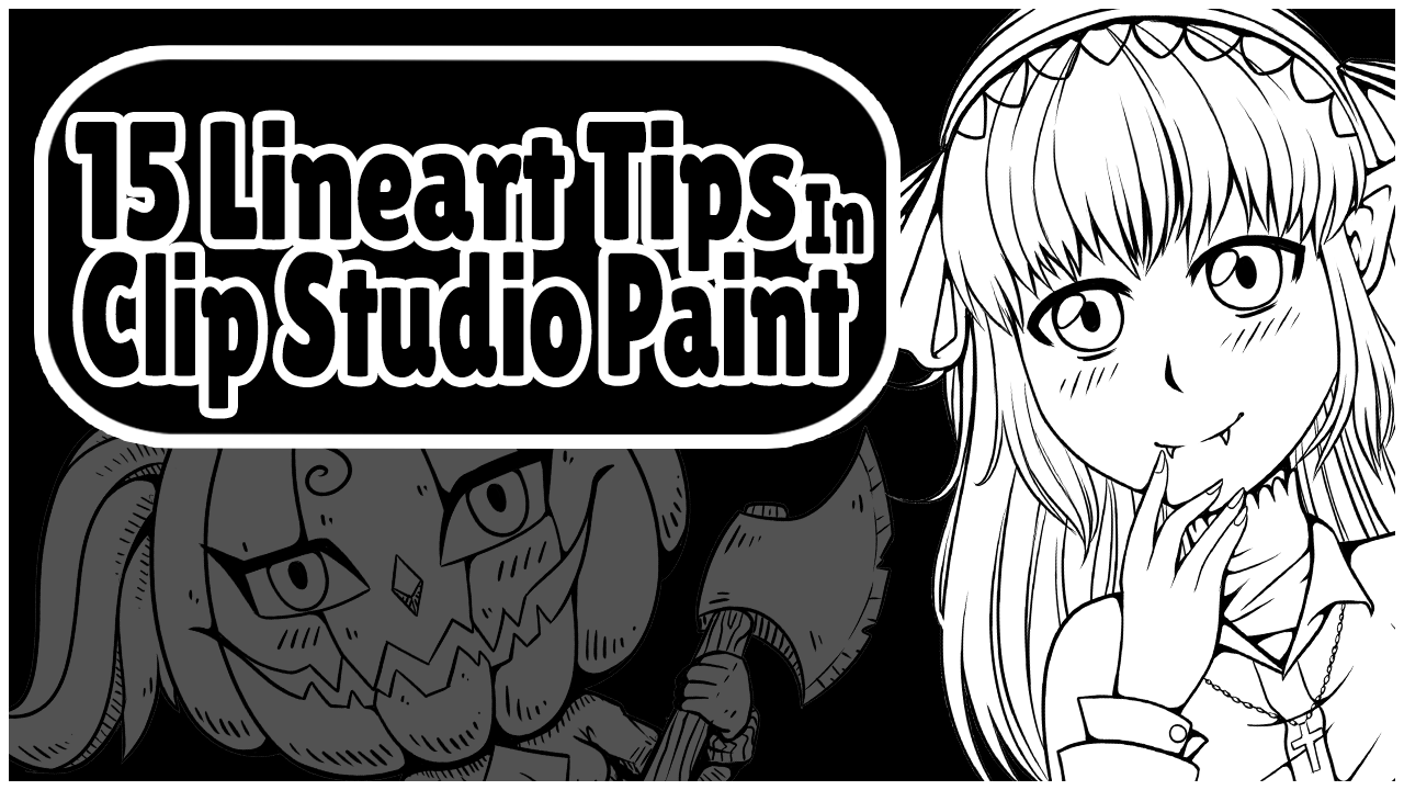 15 Quick Tips to Improve your Digital Lineart! “Clip Studio Paint Tutorials  #4” by CrimsyCreates - Make better art