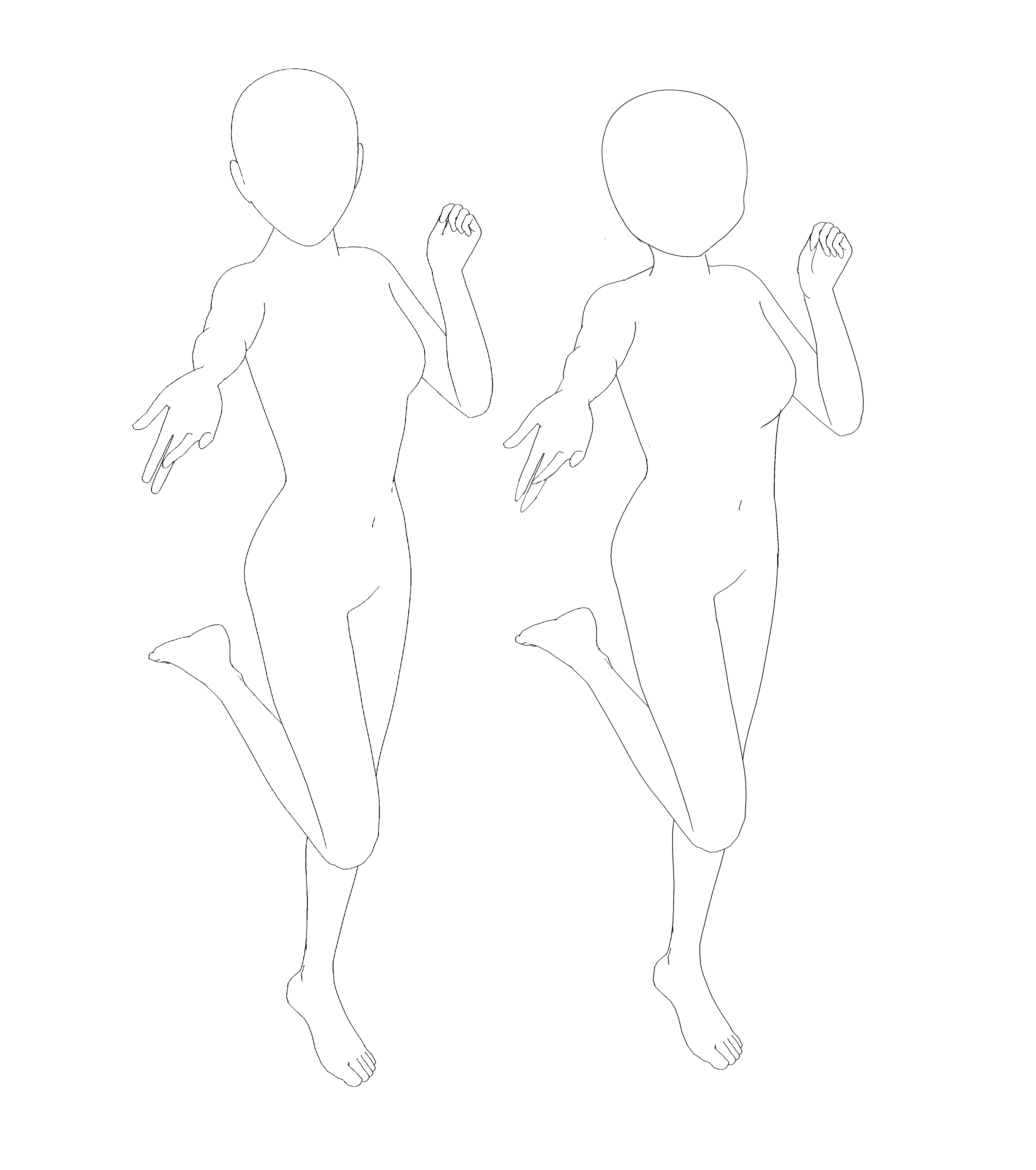 COMO DIBUJAR POSES ANIME / DIBUJA CUALQUIER POSE 