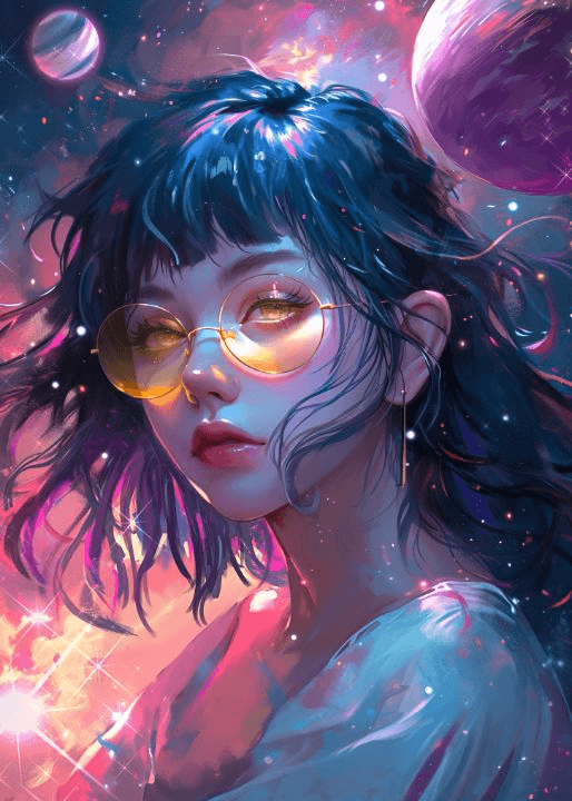 galaxy anime (; “ AI generated #1” by user333970250 - Make better art ...