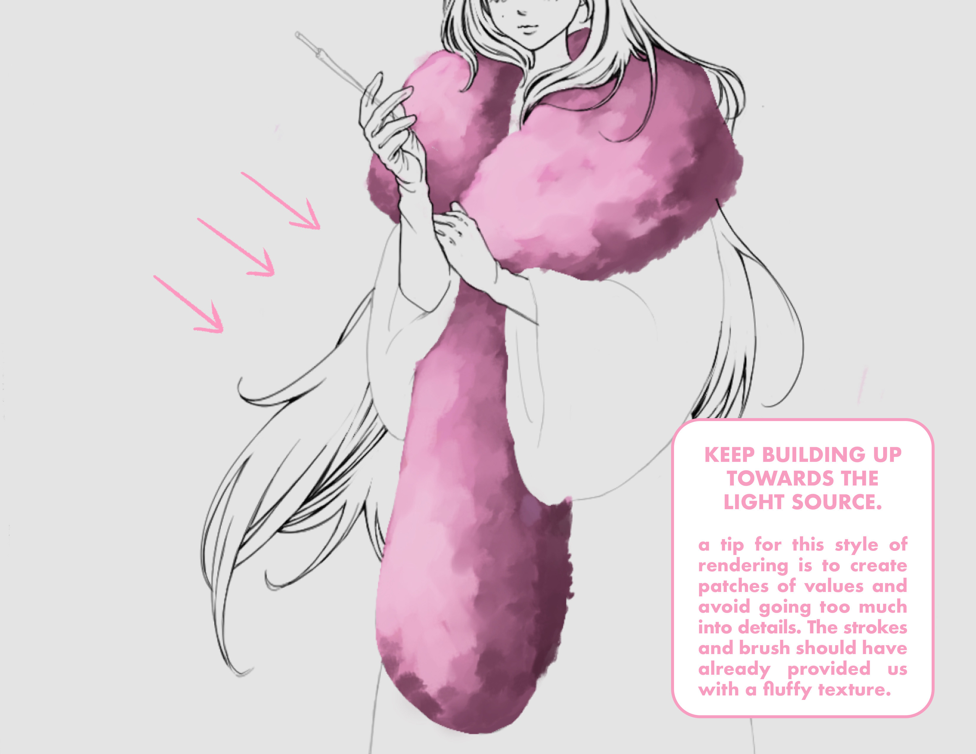 Render Fur Scarf (1 Default Brush!) by Nadai25 - Make better art