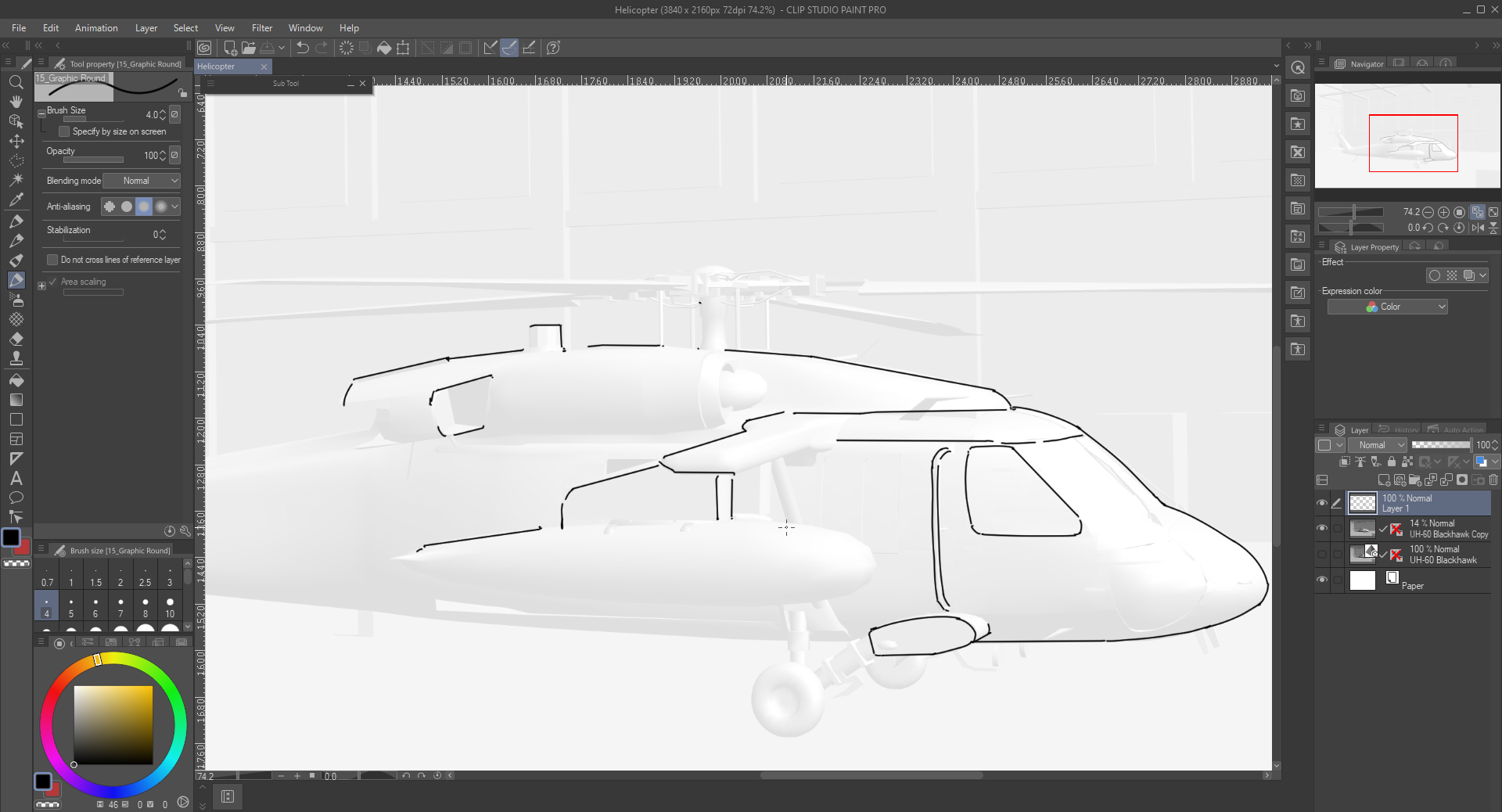 3dマスアウトを使用したコンセプトアート イラスト By Rafatparvez Clip Studio Tips