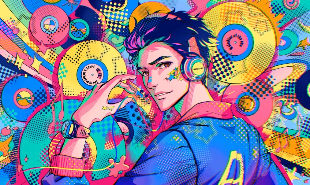 チュートリアル】ポップアート風アニメイラストの描き方