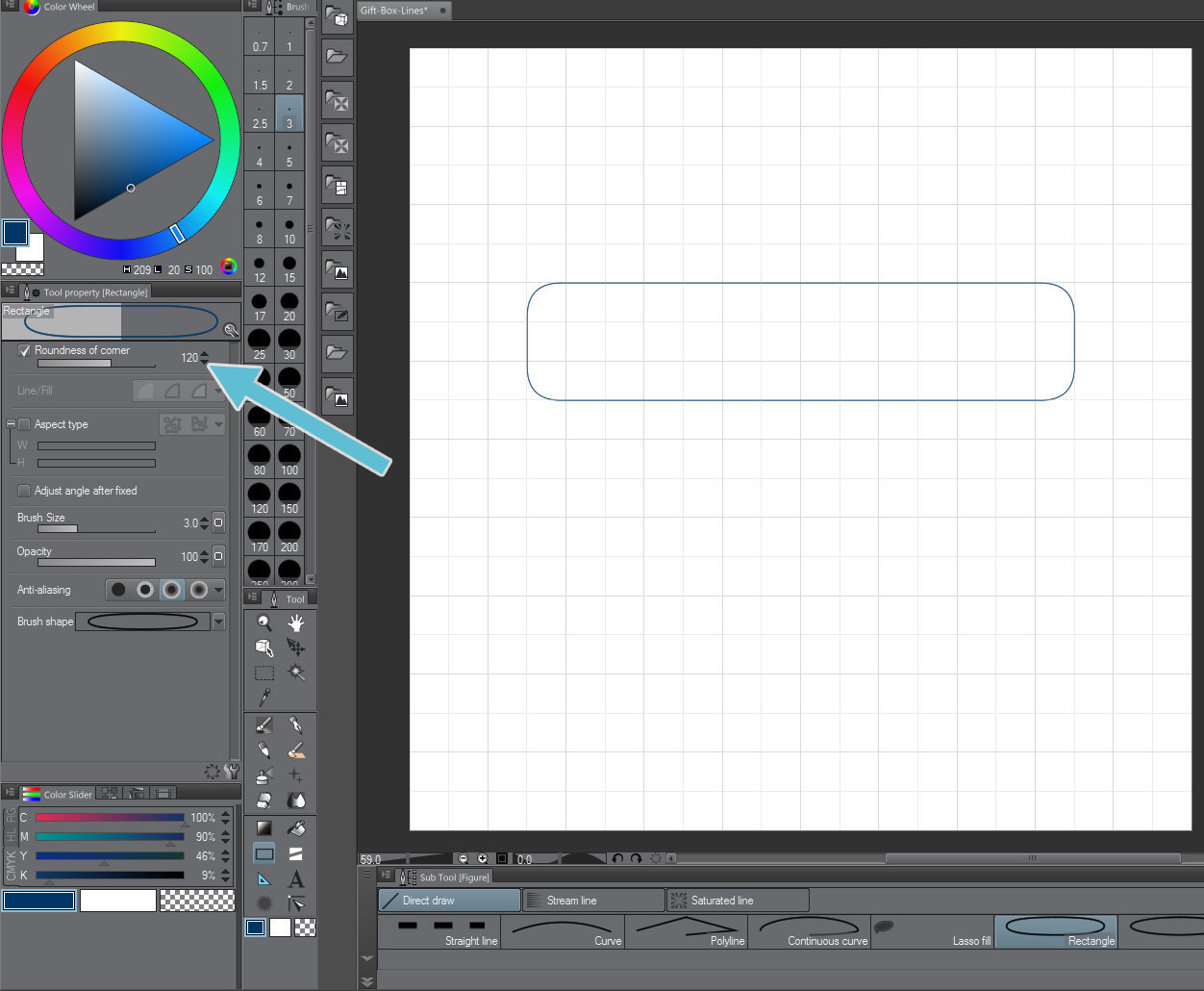 Postcard for print by ED. - CLIP STUDIO TIPS