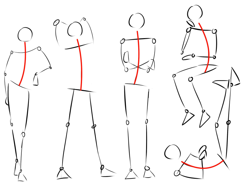 Learn how to DRAW ANY POSE - EASY METHOD 