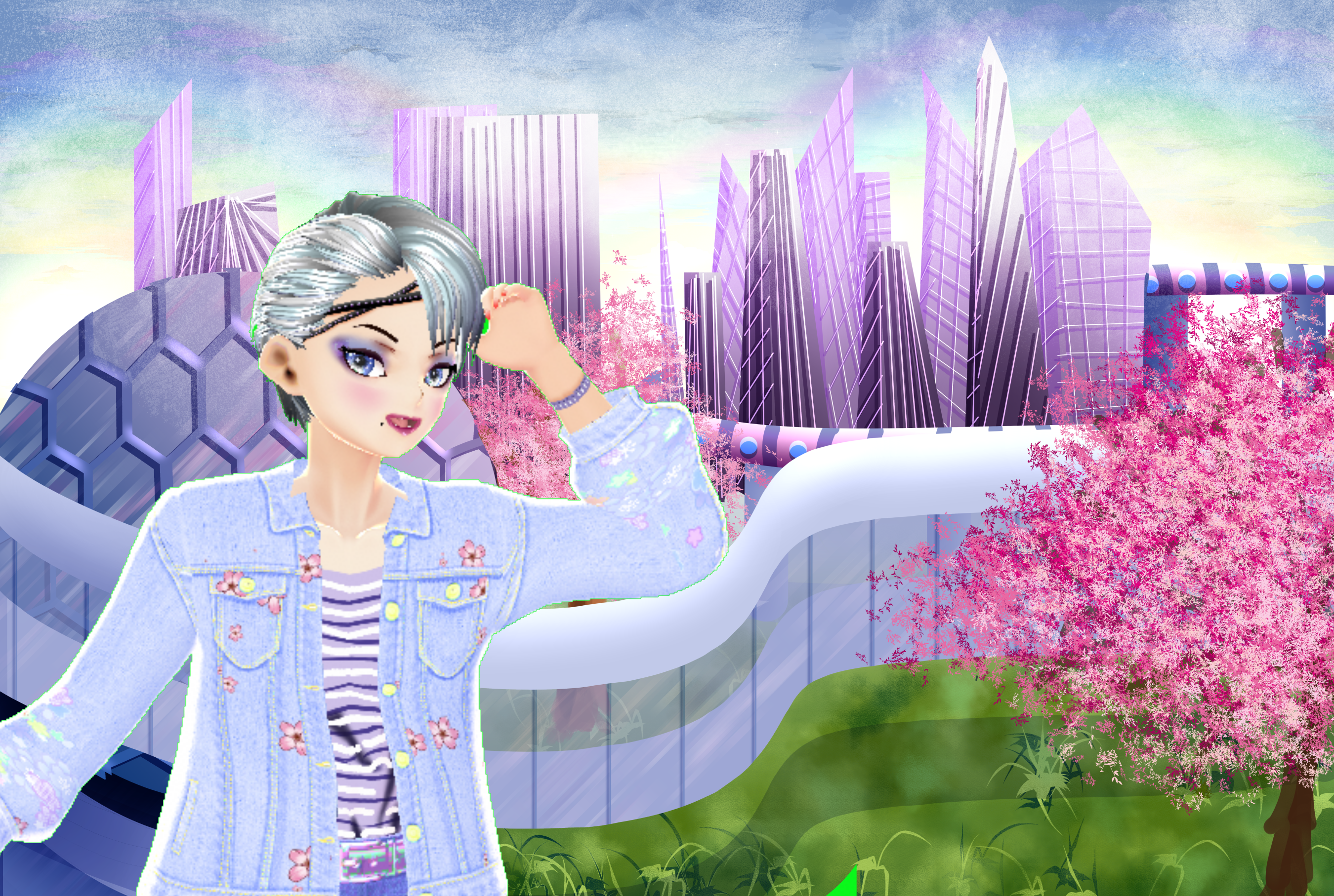 未来的な街並みを描く By Lildiamond62 Clip Studio Tips