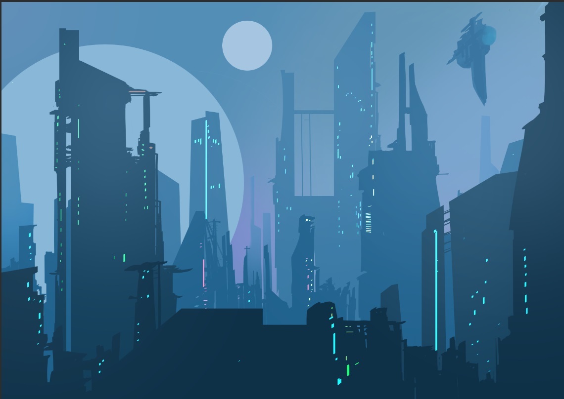 city background drawings