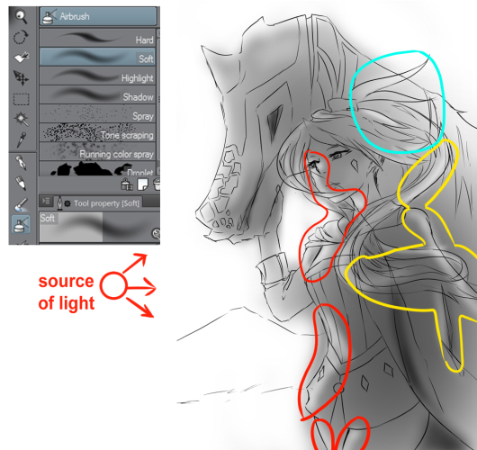Backlight Drawing