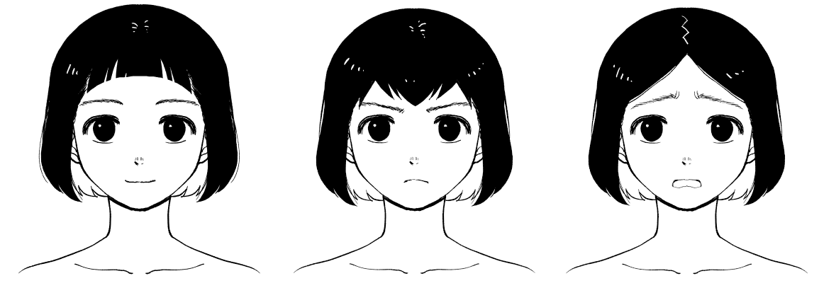 髪型でキャラの性格を表現する モノクロ漫画の描き方 4 By ナカシマ723ラボ Clip Studio Tips