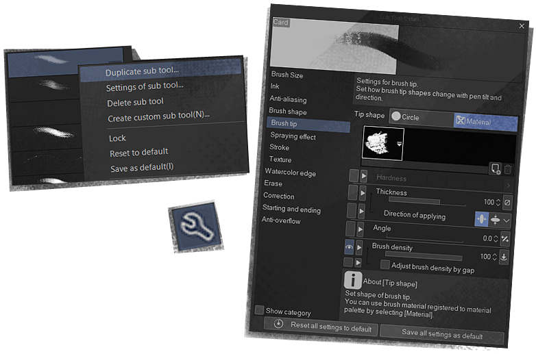 最初からテクスチャブラシ By Marredae Clip Studio Tips