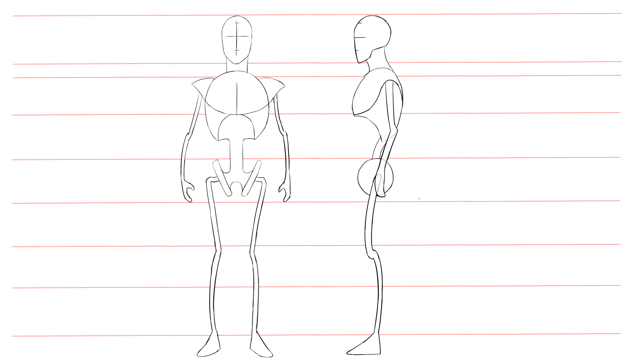 Bases de dibujo  Poses de manga, Cómo dibujar cosas, Referencia