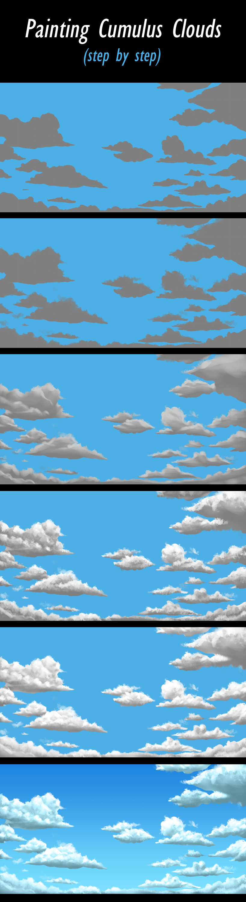 Pintar Nubes De Anime Y Cielo Parte 1 Anime Nubes Y Cielo 1 Por Hatzeldawn Clip Studio Tips