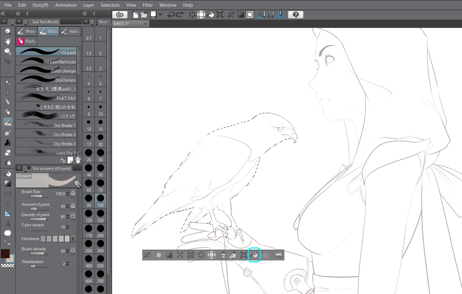 動物の王国を描く 鳥 By Wajiha Clip Studio Tips