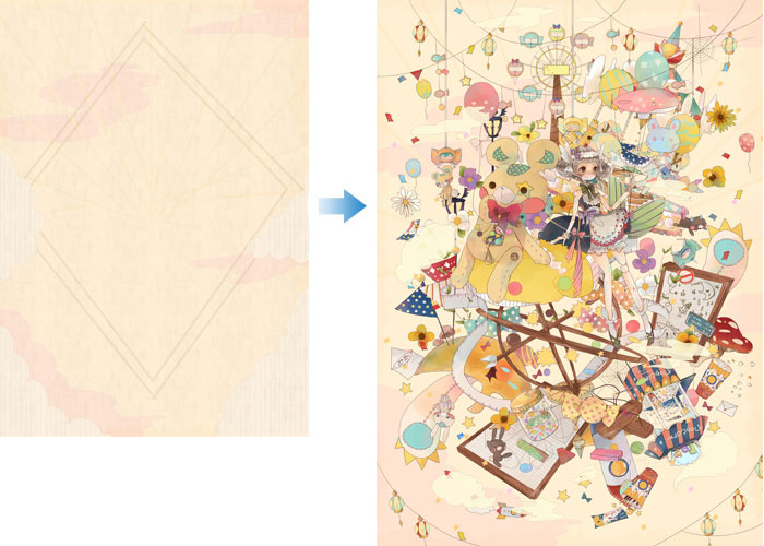 9 Finishing Touches To The Background Professional Illustration Process Tsunoju 9 By Clipstudioofficial Clip Studio Tips