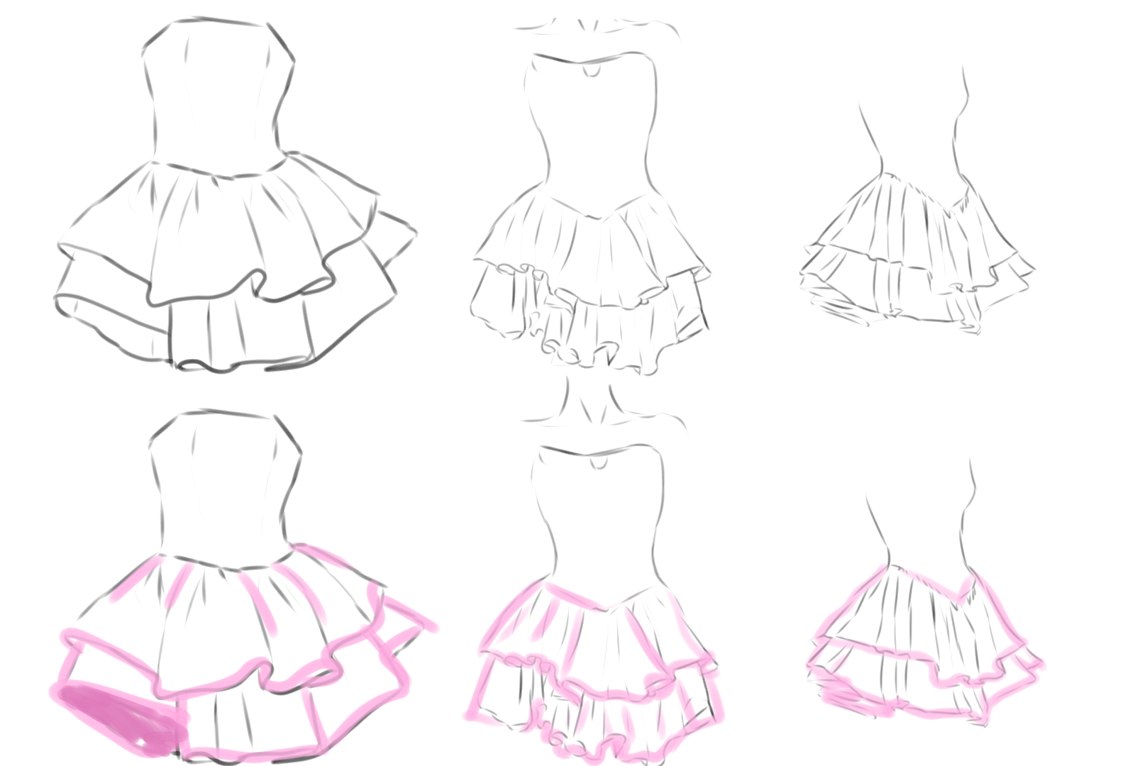 HOW TO DRAW RUFFLES AND LACE by dayebeeon Make better art CLIP STUDIO TIPS