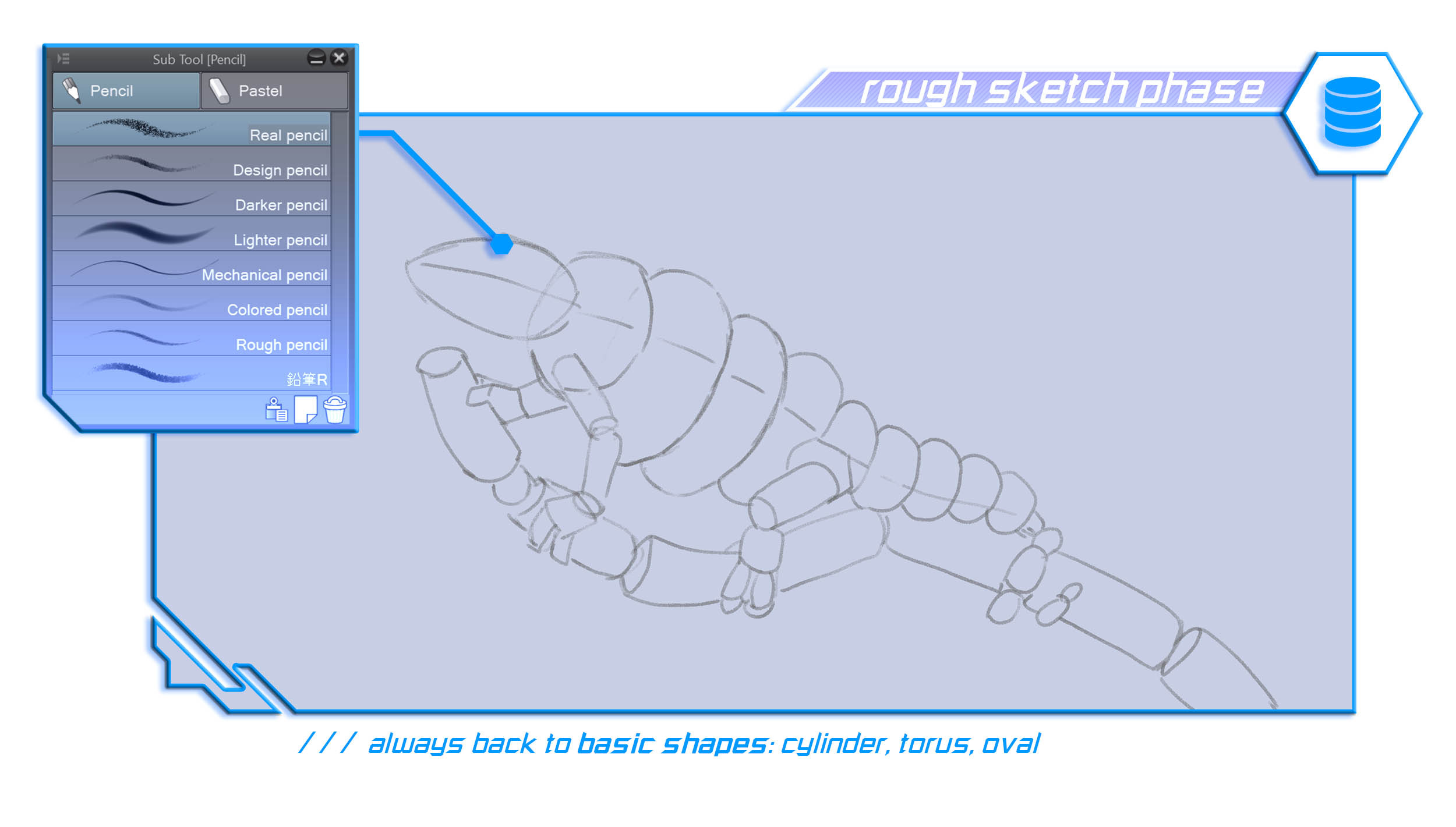 機械設計のための異常なテクスチャリング By Futopia Clip Studio Tips