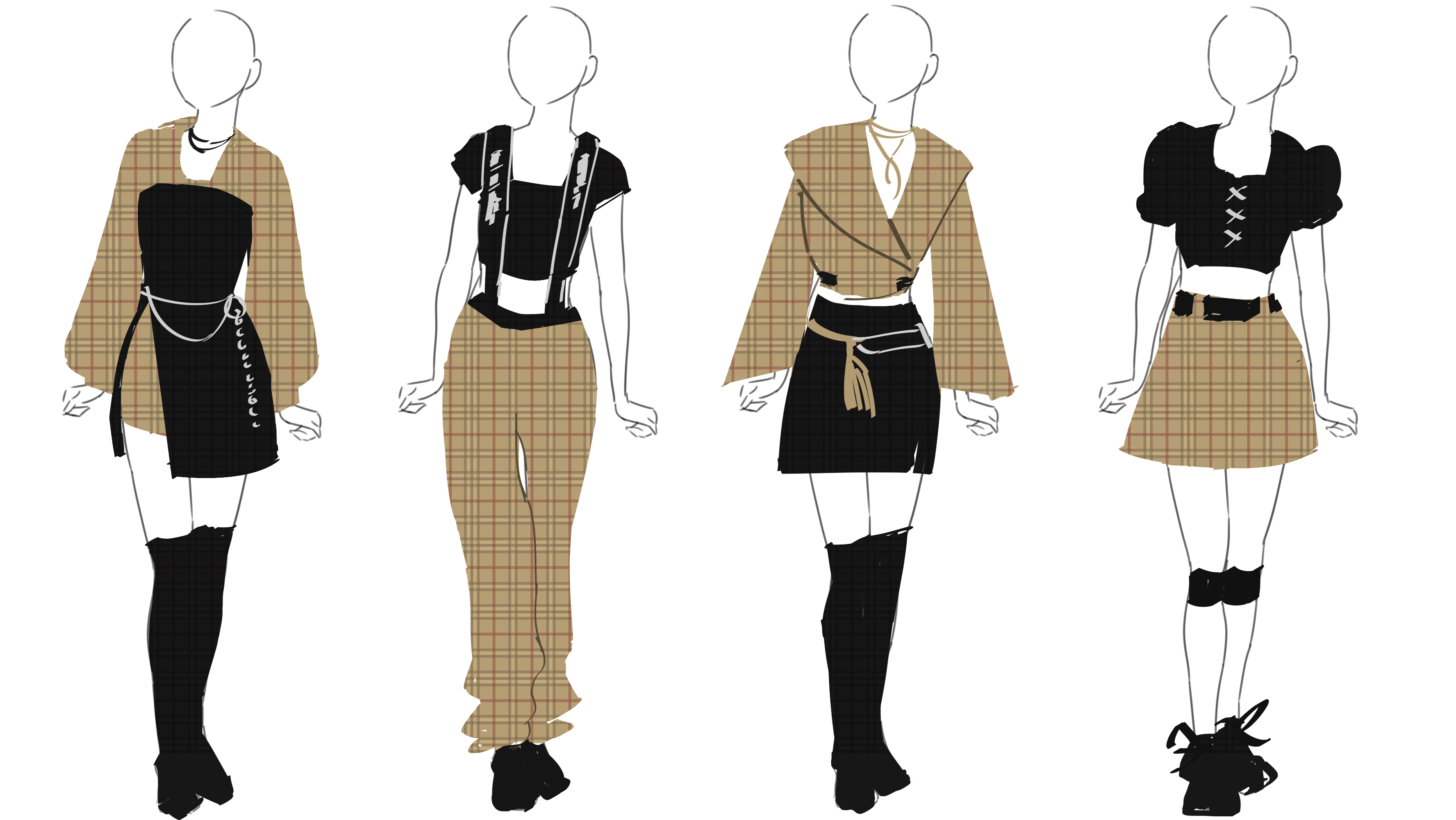 Resultado de imagem para roupas do gacha life  Drawing anime clothes,  Fashion design drawings, Character design