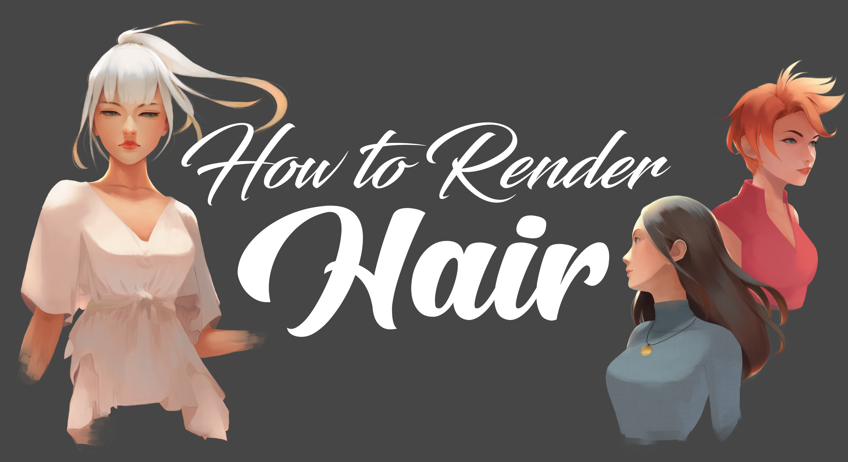 How I Color/Render Hair 