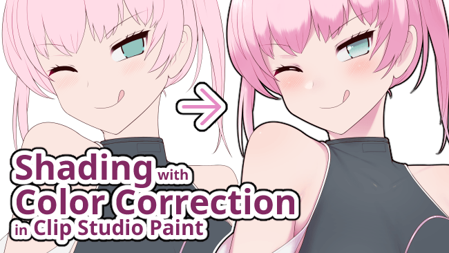 Shading With Color Correction in Clip Studio Paint by MaidForge - Make