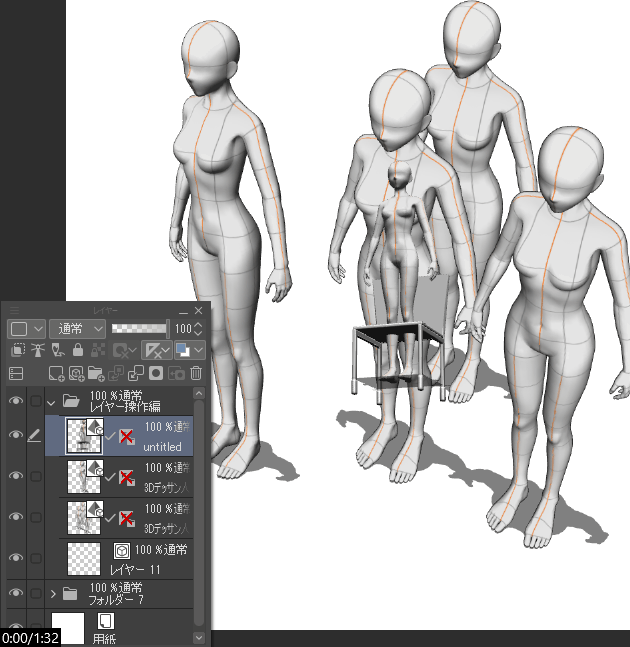 Basics Of 3d Operation Layer Operation Basics Of 3d Operation Of Clip Studio 5 By Hydrocallis Clip Studio Tips