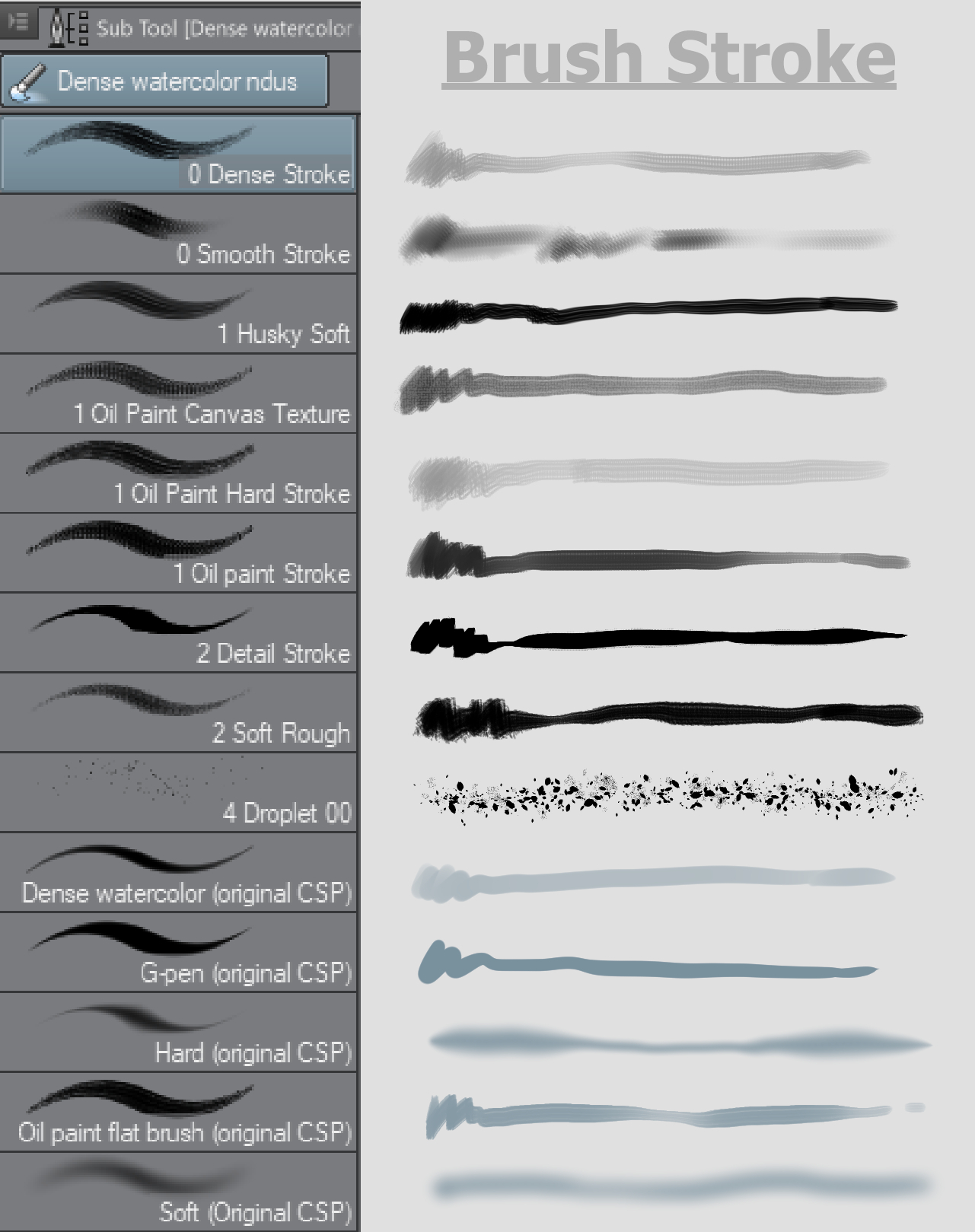 Clip Studio Which Brushes to Use for Different Steps - Finnegan-has-Allison