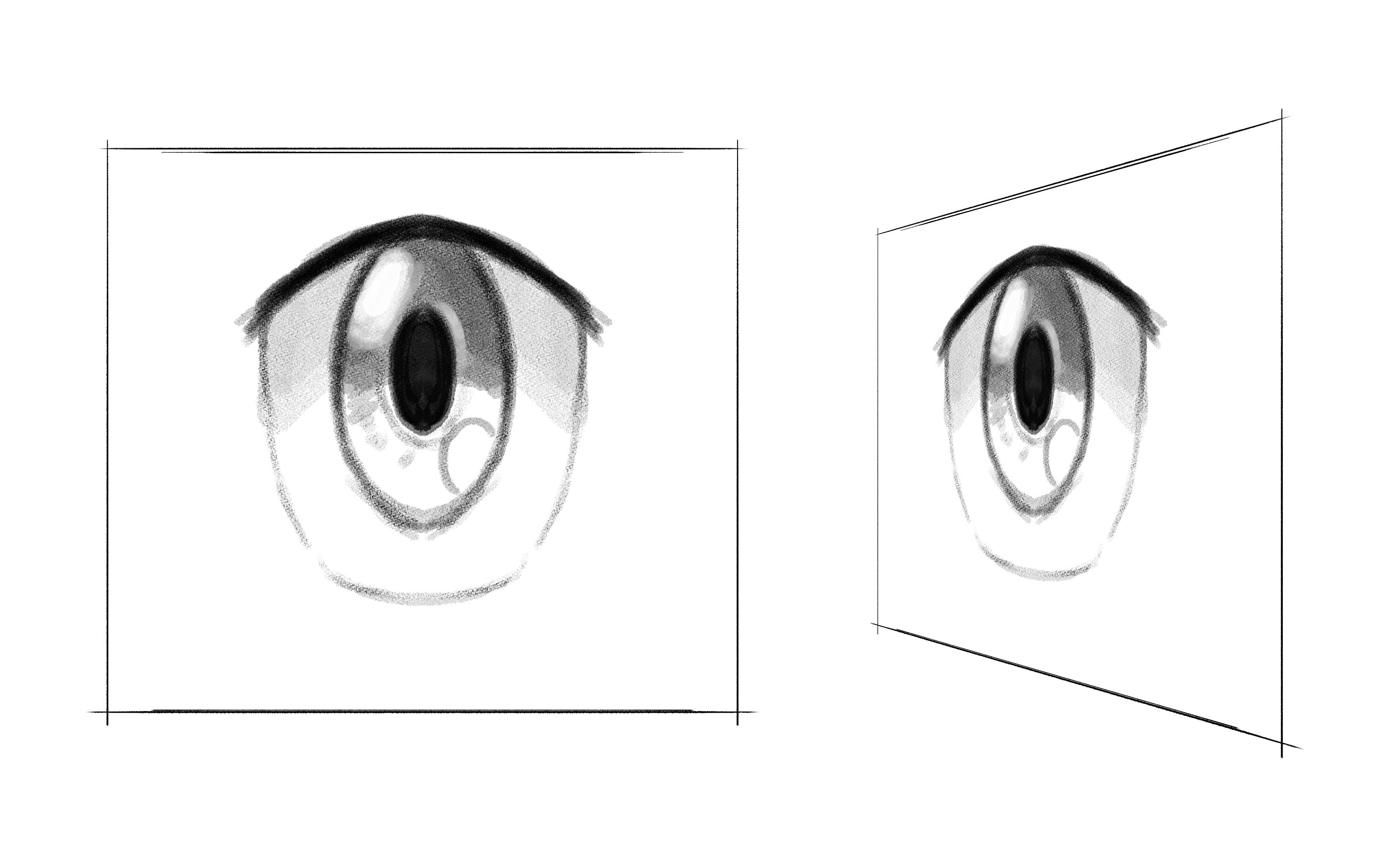 Manga Eye Drawing Reference Guide